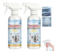 Defrosting Spray For Fridge Freezer, Refrigerator Cleaning Defrost Spray Frost Remover for Cleaning Inside Refrigerator, 4 oz Defrost Spra-y for Fridge and Freezer, Quickly Removes Ice