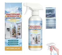 Defrosting Spray For Fridge Freezer, Refrigerator Cleaning Defrost Spray Frost Remover for Cleaning Inside Refrigerator, 4 oz Defrost Spra-y for Fridge and Freezer, Quickly Removes Ice