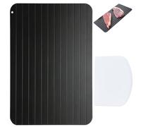 Defrosting Tray,Defrosting Board,Thawing Board,Fast Thawing of Frozen Food,Convenient and Environmentally Friendly,Suitable for Home Kitchens,Poultry or Other Frozen Foods(With Scraper)