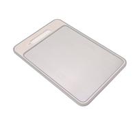 Defrosting Tray, Fast Thawing Cutting Board with Sharpener, 4 in 1 Double-Sided Chopping Plate for Defrost, Thaw Meat and Food 14.4 x 9.8 in (Wheat Straw Color)