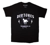 Deftones Electric Pony T-Shirt in Black | Size: Medium Deftones Black M