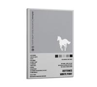 Deftones Posters White Pony Album Cover Aesthetic Limited Posters Signed Rapper Music Posters Dorm Decor Bedroom Posters Print Canvas Wall Art Room Teen and Girls 08x12inch(20x30cm) Frame-Style