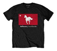 Deftones Star & Pony Official Tee T-Shirt Mens Unisex (Large) Black