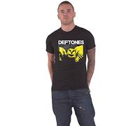 Deftones T Shirt Diamond Eyes Band Logo Official Mens Black Size S, Black, S