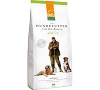 defu Dog Food, 3 x 3 kg, Adult Organic Poultry, Premium Organic Dry Food for Adult Dogs