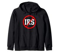Defund The IRS Funny Abolish The IRS Anti Government Tax Zip Hoodie
