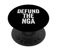 Defund the NGA - National Geospatial-Intelligence Agency PopSockets Adhesive PopGrip