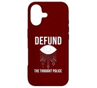 Defund The Thought Police Satire Free Speech Expression Case for iPhone 17