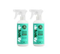 Defunkify Odor Remover Spray, Air Fresheners for Home Spray, Shoe Deodorizer Spray, Pet Odor Eliminator for Home, with Ionic Silver & Pure Essential Oil Scent, 2-Pack of 16 fl oz bottles, Peppermint