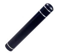 Defuzie Cigar Tube, Aluminum Cigar Travel Airtight Single Cigar Holder Case (black)