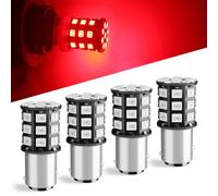 Defvnsy 4-Pack 380 P21/5W Bulb 1157 BAY15D LED Brake Light Bulbs Red