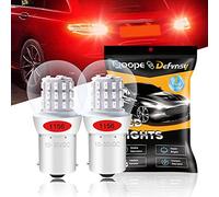 Defvnsy P21W 1156 BA15S LED Bulb, 12V-24V Bulbs Extremely Bright Red No-Polarity 3014 39SMD Bulb Light for 1003 1141 7506, Replacement Bulbs for Brake Light, Rear Tail Light (Pack of 2)