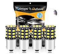 Defvnsy P21W BA15S 1156 LED Bulb, 6000K White Reverse Bulbs 12-24V DC/AC Tail Brake Light Daytime Running Lights, 1141 1003 7506 Car LED light Bulb Replacement (Pack of 4)