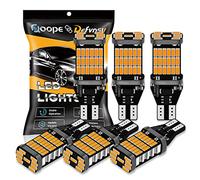 DEFVNSY - Pack of 6-921 912 Extremely Bright 1220Lums Non-Polarity Canbus Error Free W16W T15 AK-4014 45pcs Chipsets LED Bulbs For Car Turn signal light Side marker light, Amber/Yellow