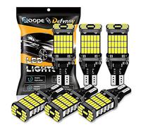 Defvnsy - Pack of 6 - Extremely Bright 1220Lums Non-Polarity Canbus Error Free 921 912 W16W T15 AK-4014 45pcs Chipsets LED Bulbs For Backup Reverse Lights Bulb, Xenon White 6000K