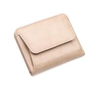 defway Small Card Wallet for Women - Slim Small Wallet for Women, Compact Size Fits Pockets, Card/Cash/ID Organizer, PU Leather Snap Shut Wallet, Giftable & Durable, Khaki, Casual