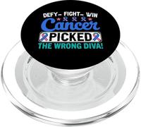 Defy Fight Win Cancer Picked The Wrong Diva PopSockets PopGrip for MagSafe