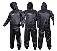 DEFY Heavy Duty Sweat Suit Sauna Exercise Gym Suit Fitness, Weight Loss, Anti-Rip, with Hood (9XL)