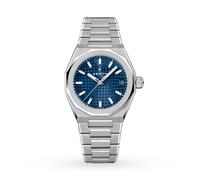 Defy Skyline 36mm Steel Automatic Watch - Blue
