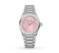 Defy Skyline 36mm Steel Automatic Watch - Pink