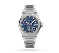Defy Skyline Skeleton Steel 41mm Blue