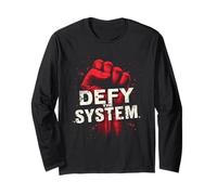 DEFY The System Rebellion Empowerment Long Sleeve T-Shirt