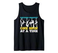 Defying Gravity One Spin at A Time Funny Aerial Yoga Tank Top
