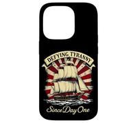 DEFYING TYRANNY Since Day One Vintage Nautical Ship Case for iPhone 14 Pro