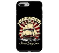 DEFYING TYRANNY Since Day One Vintage Nautical Ship Case for iPhone 7 Plus/8 Plus