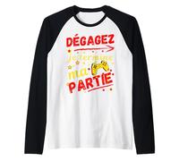 Dégagez Je Termine Ma Partie | Gamer Jeux Vidéo et Console Raglan Baseball Tee