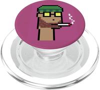 Degen Smokers Club #53 NFT Ravencoin Generative Pixel Art PopSockets PopGrip for MagSafe