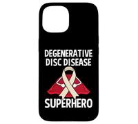 Degenerative Disc Disease DDD Superhero Support Ribbon Case for iPhone 15