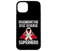 Degenerative Disc Disease DDD Superhero Support Ribbon Case for iPhone 15 Plus
