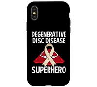 Degenerative Disc Disease DDD Superhero Support Ribbon Case for iPhone X/XS