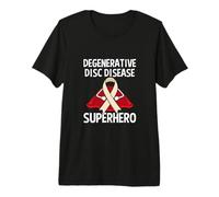 Degenerative Disc Disease DDD Superhero Support Ribbon Premium T-Shirt