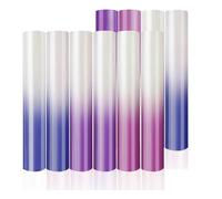 Deger 10 Pieces 12 x 10 Inch 3D Puff HTV Vinyl Transfer Vinyl Transfer Vinyl 3 Colours