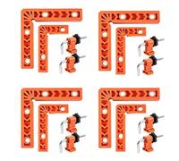 Deger 90 Degree Right Angle Auxiliary Positioner, Plastic Square Holder for 4 Inch, 3 Inch, 4 Inch, 16 Pieces Durable and Easy to Us