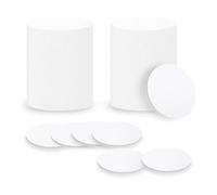Deger Pack of 55 NFC Tags 215 Blank White Card, Stickers, Coin Card with Self-Adhesive Back, Activated for Mobile Phones, Durable, Easy to Use