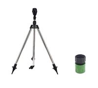 Deger Rotating Tripode Sprinkler, 360 Degree Automatic Rotating Irrigation Sprinklers for Patio Garden Lawn
