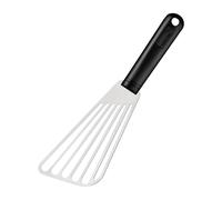 Deglon Stop-Glisse Flexible Slotted Turner, 17 cm, Stainless Steel, Black, 17 x 30 x 30 cm