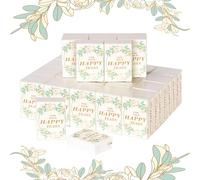 DegMongee 50 Pack Wedding Tissue Paper, 4 Ply Tissues Travel Size, 350 Sheets Pocket Pack Tissues, Mini Tissues Packs Bulk For Your Happy Tears