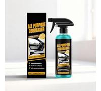 Degreaser Kitchen Heavy Duty Cleaner, All Purpose Degreaser Spray for Car and House, Quick Stain Removal for Cabinets, Door Panels, Headliners, Seat Belts, Household Surfaces, Lemon Scent (1pcs)