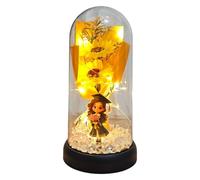 Degree Holder Illumination - Floral Decorative Accessory, Memory Preserving Nighttime Beacon, Classy Senior Memento, Elegant Academic Milestone Decor for Scholar Dormitory Classroom Campus Re