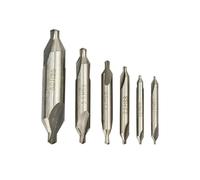 Degree HSS Center Drill, HSS Lathe Mill Center Drill Bit 60 degree Countersink Multiple Sizes(5.0mm)