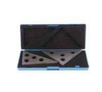 Degree Precision Ground Durable Angle Block Set 2Pcs Solid Angle Plates Angle Block Set 30-60-90 & 45-45-90 Precision +/- 20 Seconds Angle Block Gauge Machinist Tool