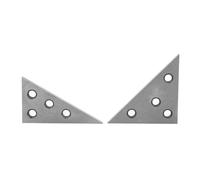 Degree Precision Ground Durable Angle Block Set Triangle Angle Block Angle Correction Tool Four Holes 45°-45°-90° 30°-60°-90° Steel for ±20 Seconds Calibrating And