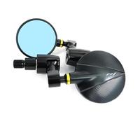 Degree Rotatable Motorcycle Bar End Mirror For XJR 400 1200 1300 XJ 6 / For DIVERSION XSR 900 700 Tmax500 530 560 Rearview Mirrors Motorbike Rearview Mirror(Gold 1)