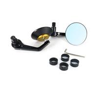 Degree Rotatable Motorcycle Bar End Mirrors For XSR 900 2016 2017 2018 2019 700 Rearview Mirror Waterproof Not Simple To Rust Motorbike Rearview Mirror(Gold)