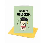 Degree Unlocked Graduation Congratulations Card