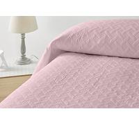 Degrees home - LISO Bedspread - 100% Polyester Microfiber - Lightweight & Soft - For All Seasons - Breathable - Easy Care - Ultrasonic Technology for Durability - 180 x 260 cm - Pink